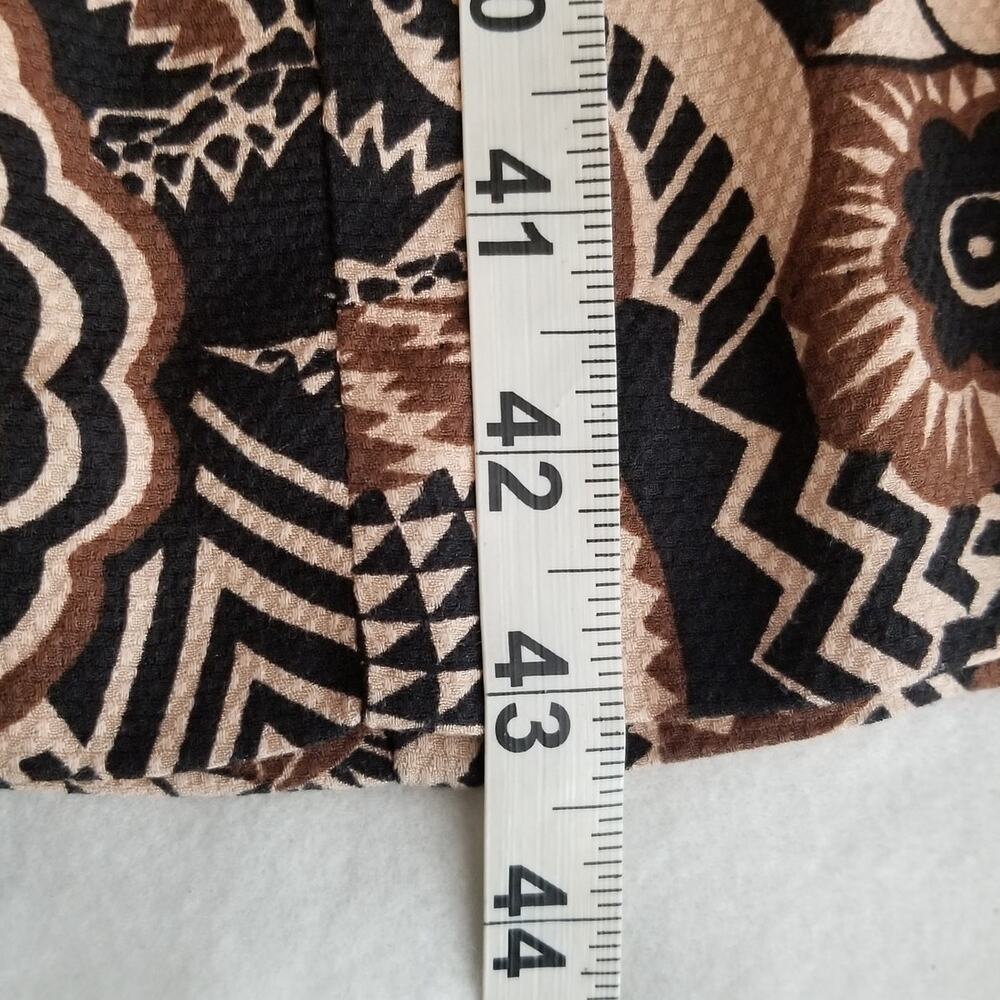 By Anthropologie Drapey Flare Leg Pants, Size 10 - Picture 10 of 11